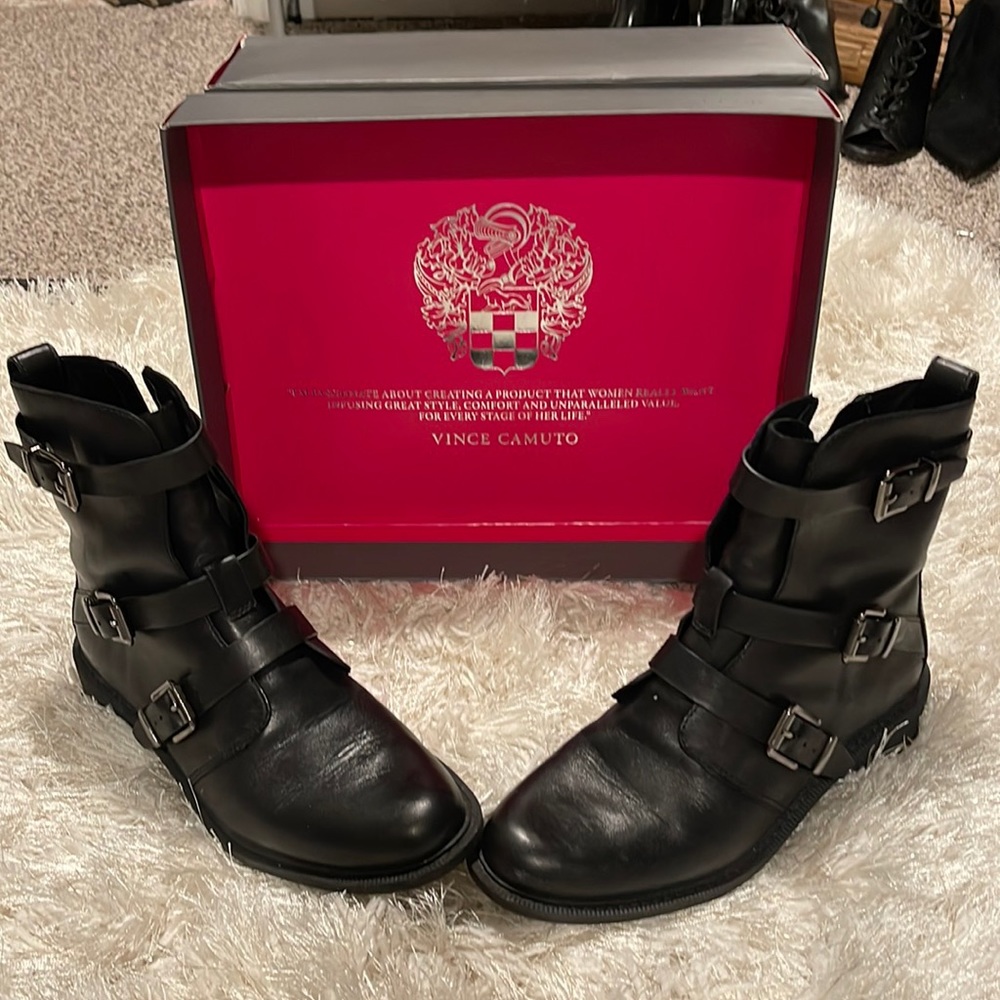 Black ankle boots Worn Once******